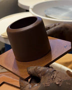 Handmade Black Stoneware Utensil Holder | For Everyday Objects