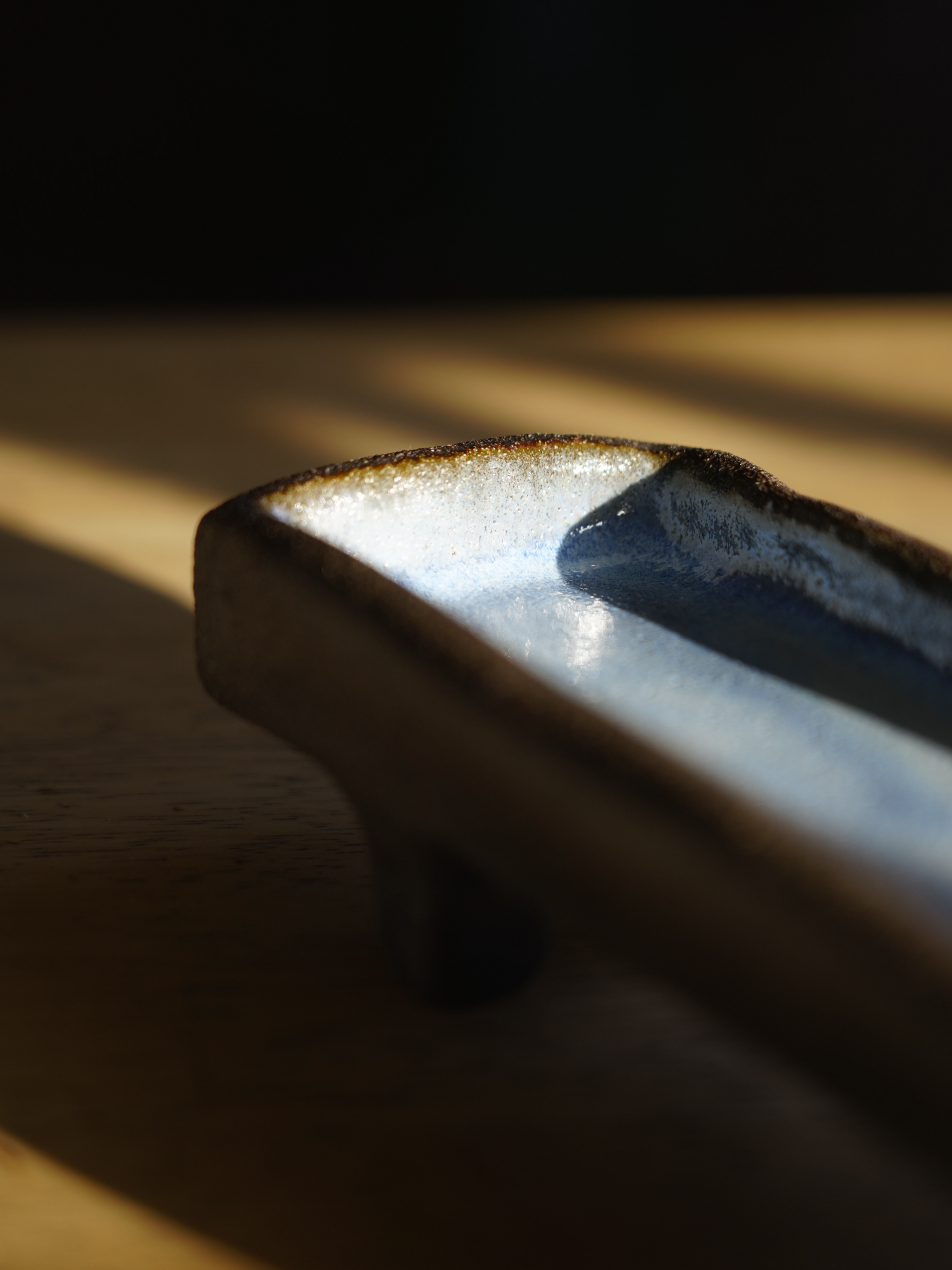Handbuilt Stoneware Footed Display Tray | For Everyday Objects