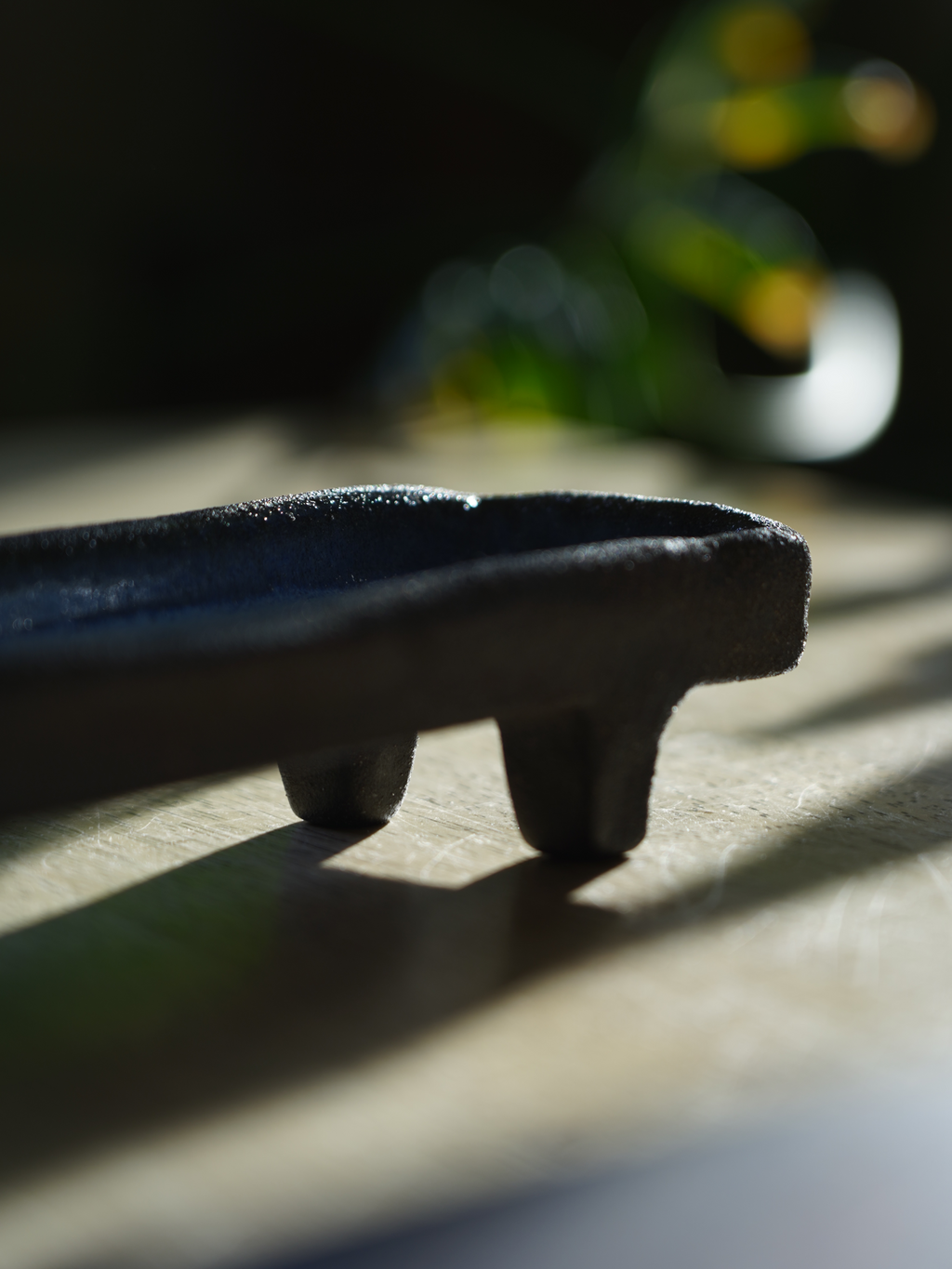 Handbuilt Stoneware Footed Display Tray | For Everyday Objects