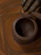 Handmade Black Stoneware Utensil Holder | For Everyday Objects